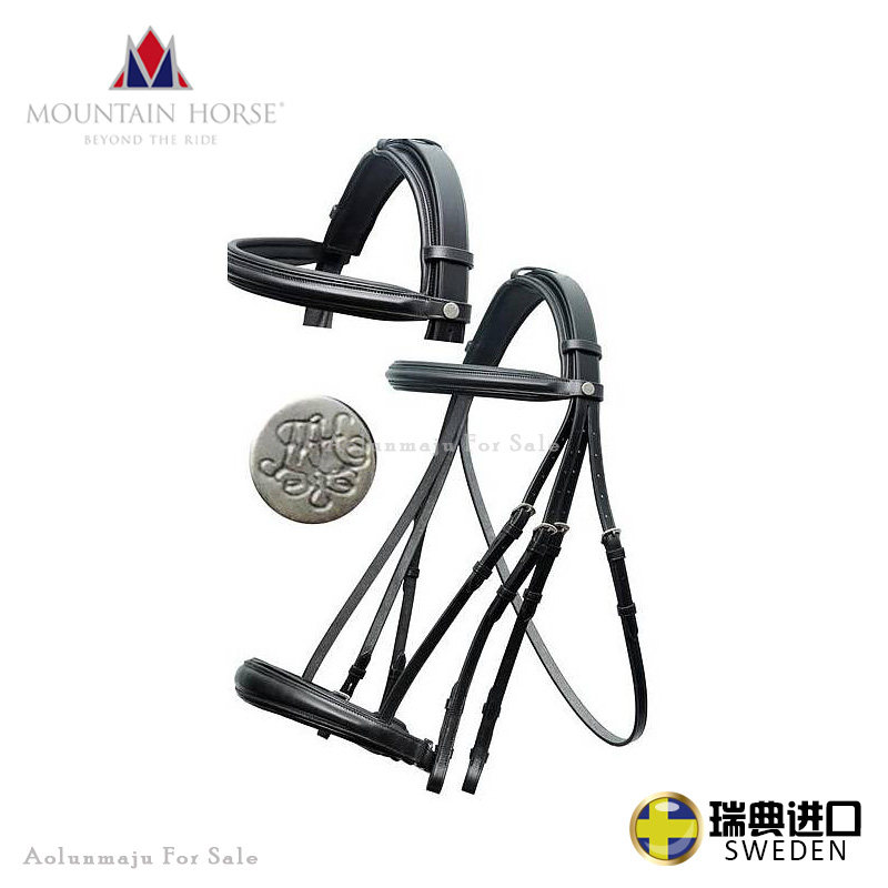 进口牛皮水勒奥伦马具马术用品马匹装备鞍具配件马水勒不含缰绳