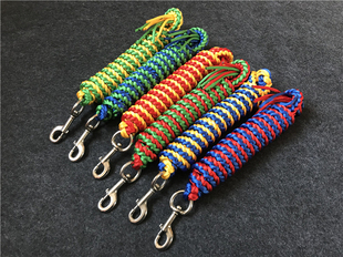 彩色牵马绳加厚加长马缰绳奥伦马具马术用品马匹装备牵马缰绳