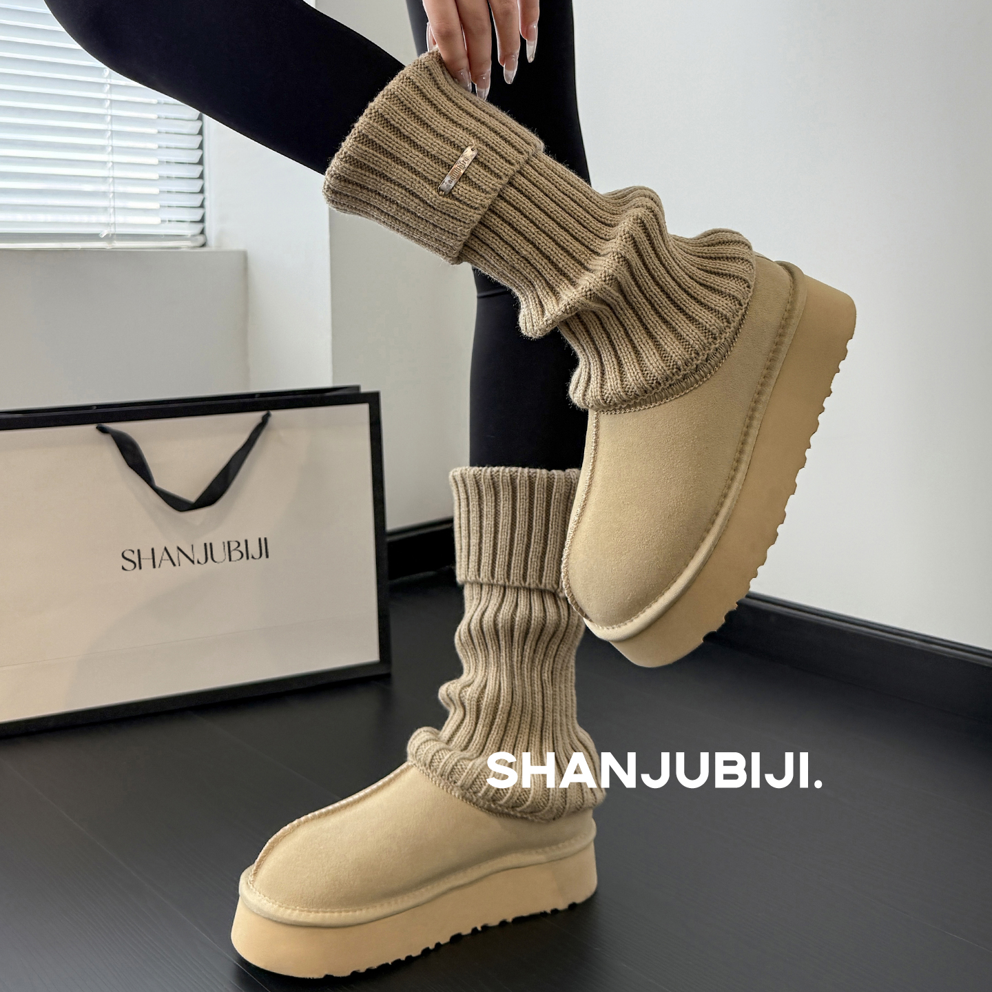 女款袜套堆堆袜加厚腿套加厚保暖