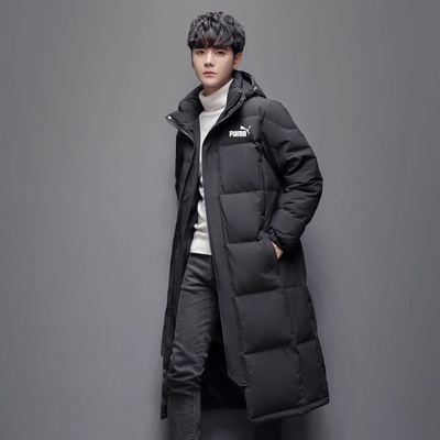 奥莱专柜中长款羽绒服男冬季鸭绒