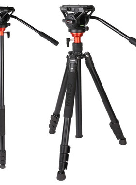 科漫DF06S摄像机三脚架便携单反支架转独脚架 【360°全景拍摄】