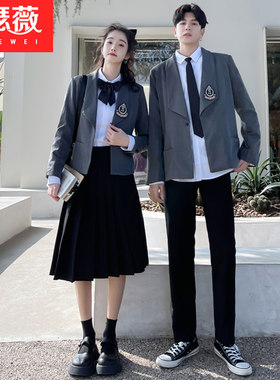 春秋季DK制服套装男外套