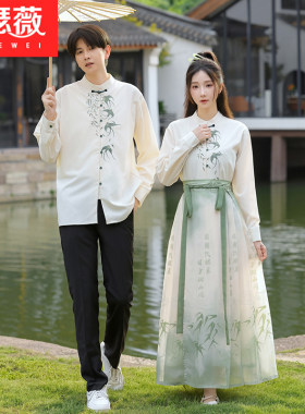 民国风班服复古新中式情侣装初中生合唱演出舞台服高中运动会开幕