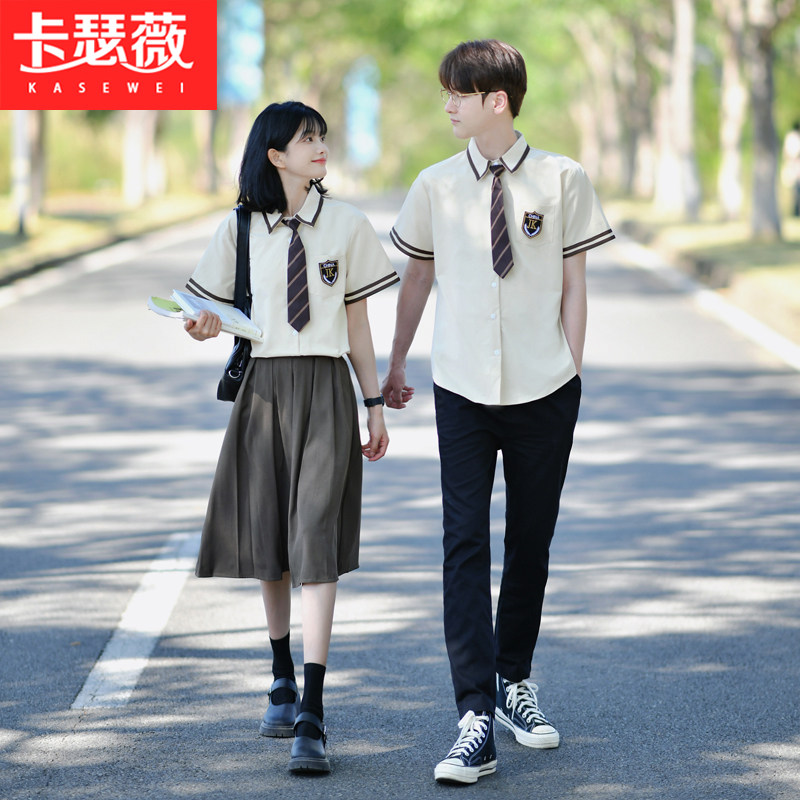 初中生高中生小学生学院风班服男女学生英伦风JK制服毕业校服套装图片