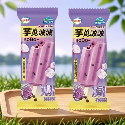 伊利芋见波波芋泥鹰嘴豆雪糕好吃