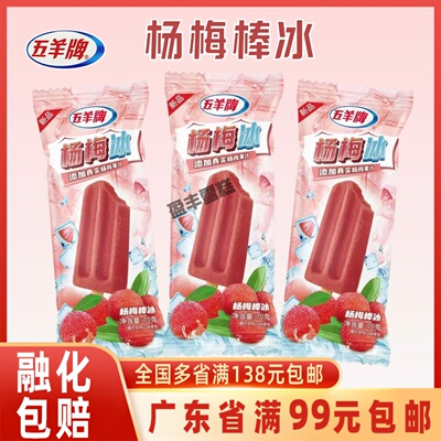 五羊牌雪糕杨梅冰冰棍冰棒