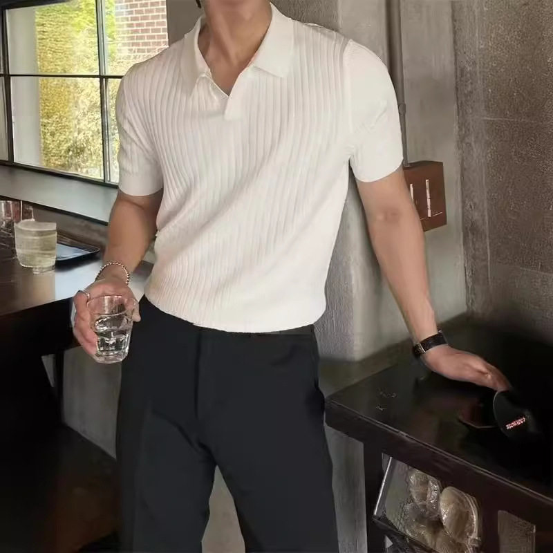 polo衫男士韩版潮流翻领t恤男