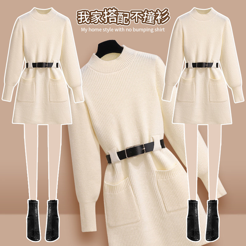 韩版A字裙其他纯色系带小二推荐