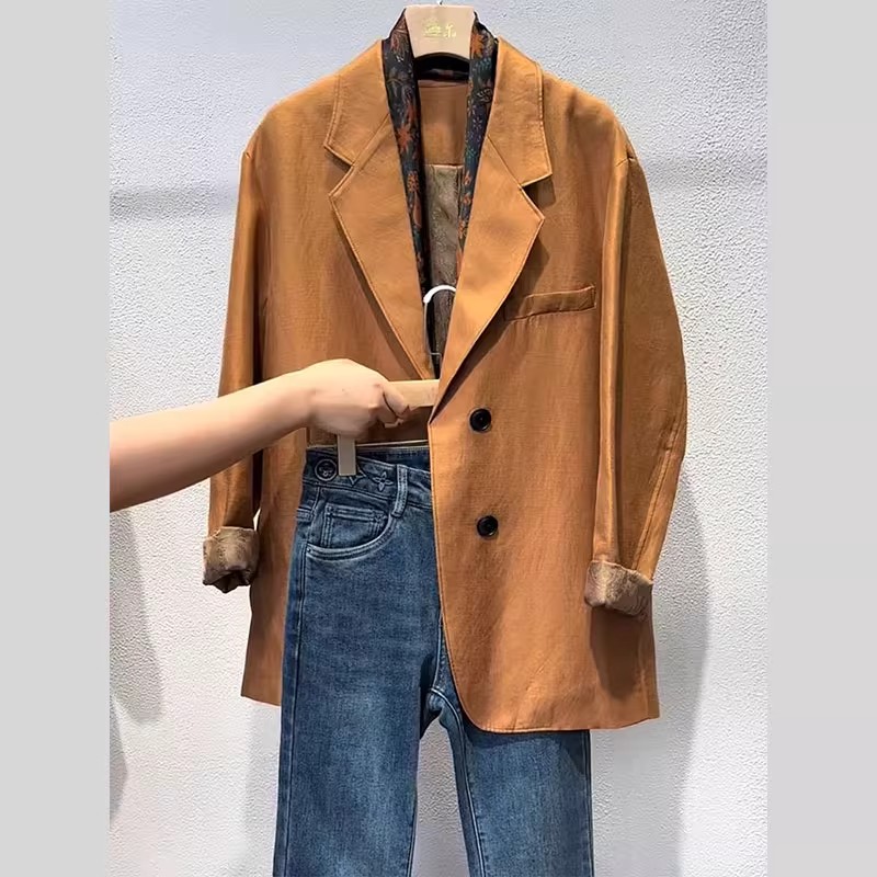 2025春秋新款时髦小香风西装外套