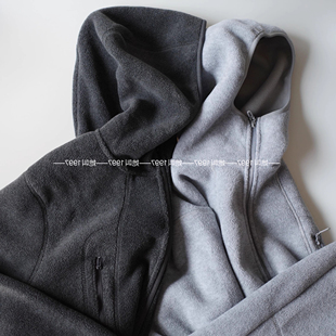 中性男女同款 自留强推 通勤连帽绒面外套 加厚摇粒绒户外 口碑线