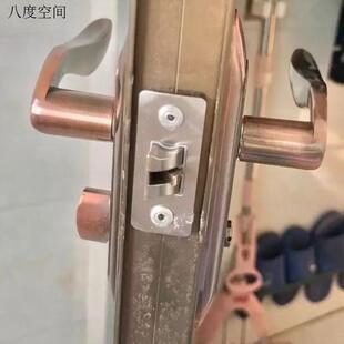 卫浴锁厨房门卫生间执手门锁斜面锁具通用型红铜色洗手间厕所.