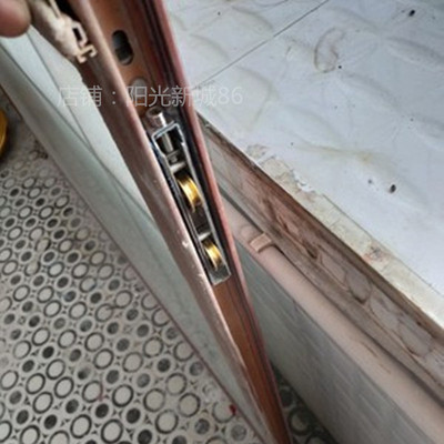 阳台推拉门地滑轮铝合金门塑钢门底部轮子移门轨道玻璃门窗配件.