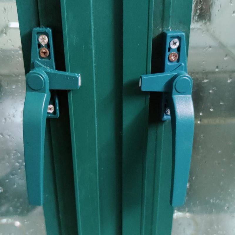 50型铝合金窗户执手七字执手平开窗户把手外推窗户执手窗户卡锁.