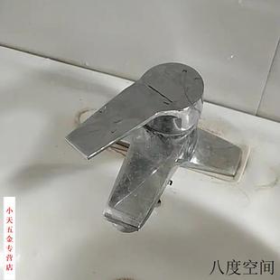 洗脸盆双孔台盆全铜立柱盆面盆三孔混水阀洗手家用冷暖冷热洗脸
