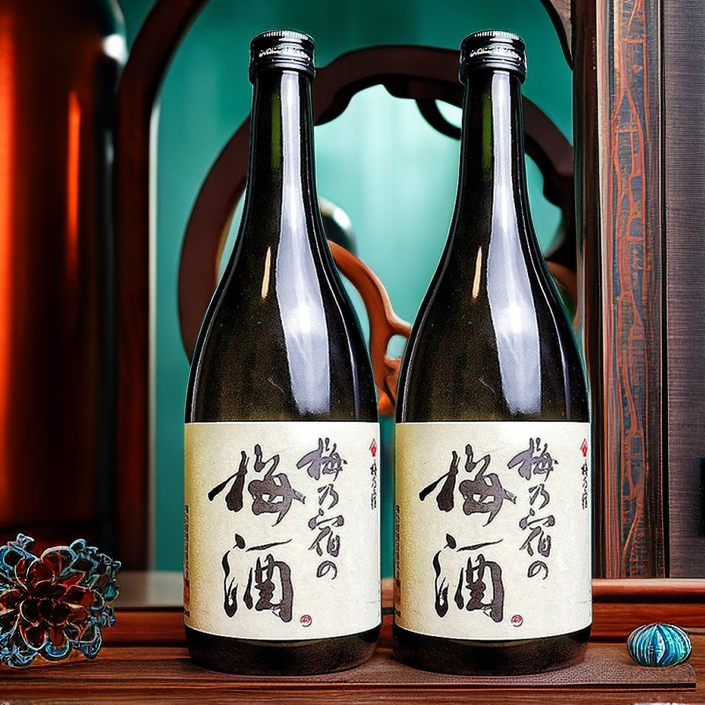 日本进口梅乃宿梅子酒黑瓶梅乃宿青梅酒女士低度甜酒果酒洋酒