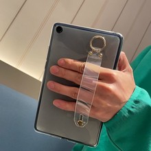 适用小米平板4/4plus保护套5五pro磨砂6六pro手持腕带RedmiPadse红米SE简约11寸全包Mi7/7pro硅胶mi123后盖壳