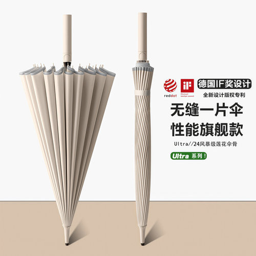 宏胜一片式自动抗风暴雨长柄伞