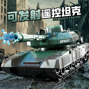 超大号遥控坦克车充电动履带式 越野军事装 甲模型儿童玩具男孩汽车