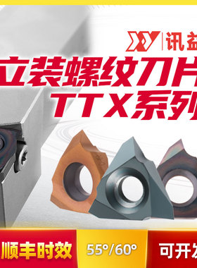 数控走心机立装螺纹刀片车不锈钢牙刀片TT32R TTX32R60005/6001