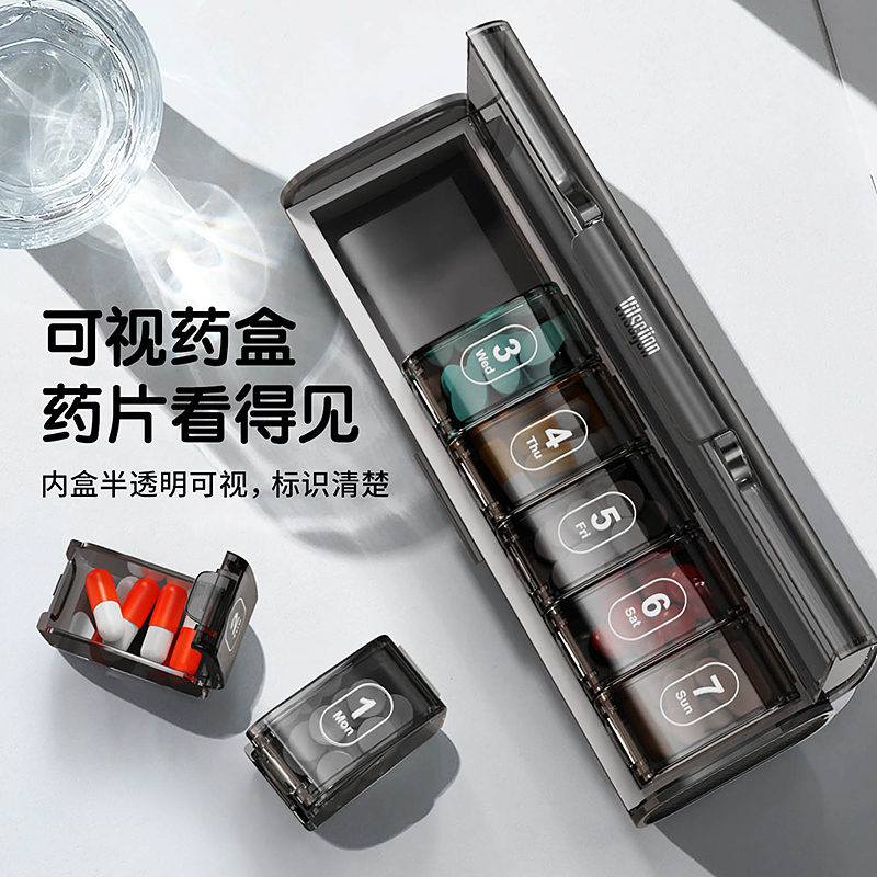 随身药盒七天一周便携