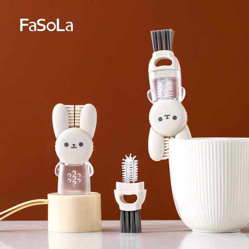 清洁四合一奶瓶神器杯盖刷