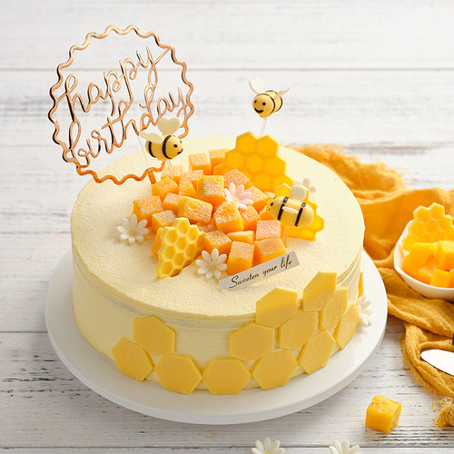 【到店兑换】电子券 85度c甜言蜜语生日蛋糕 动物奶油水果 代金券