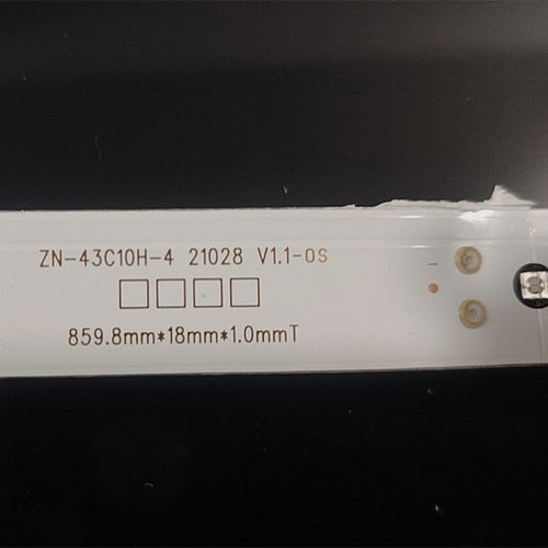 数拓AI43W灯条ZN-43C10H-4背光