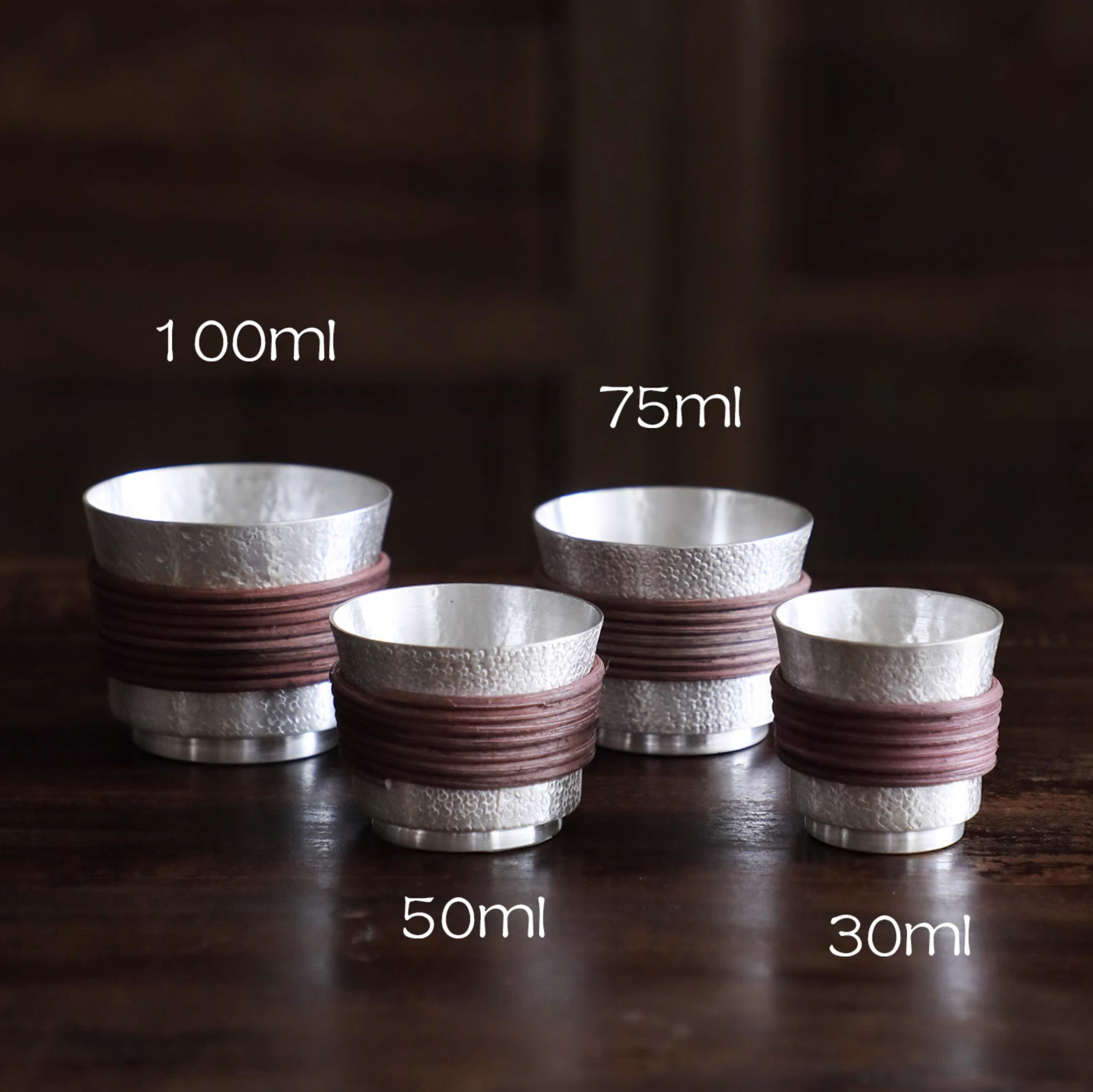 纯银时代茶杯酒杯主人杯足银999纯手工个人单杯缠藤隔热送礼100ml,餐饮具,白酒杯,淘宝优惠券,粉丝福利购,淘宝优惠卷