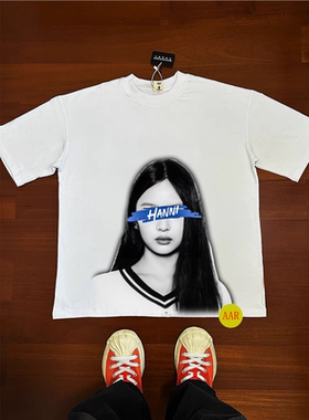 团 NewJeans MINJI HANNI DANIELLE HAERIN HYEIN 原创短袖Tt恤