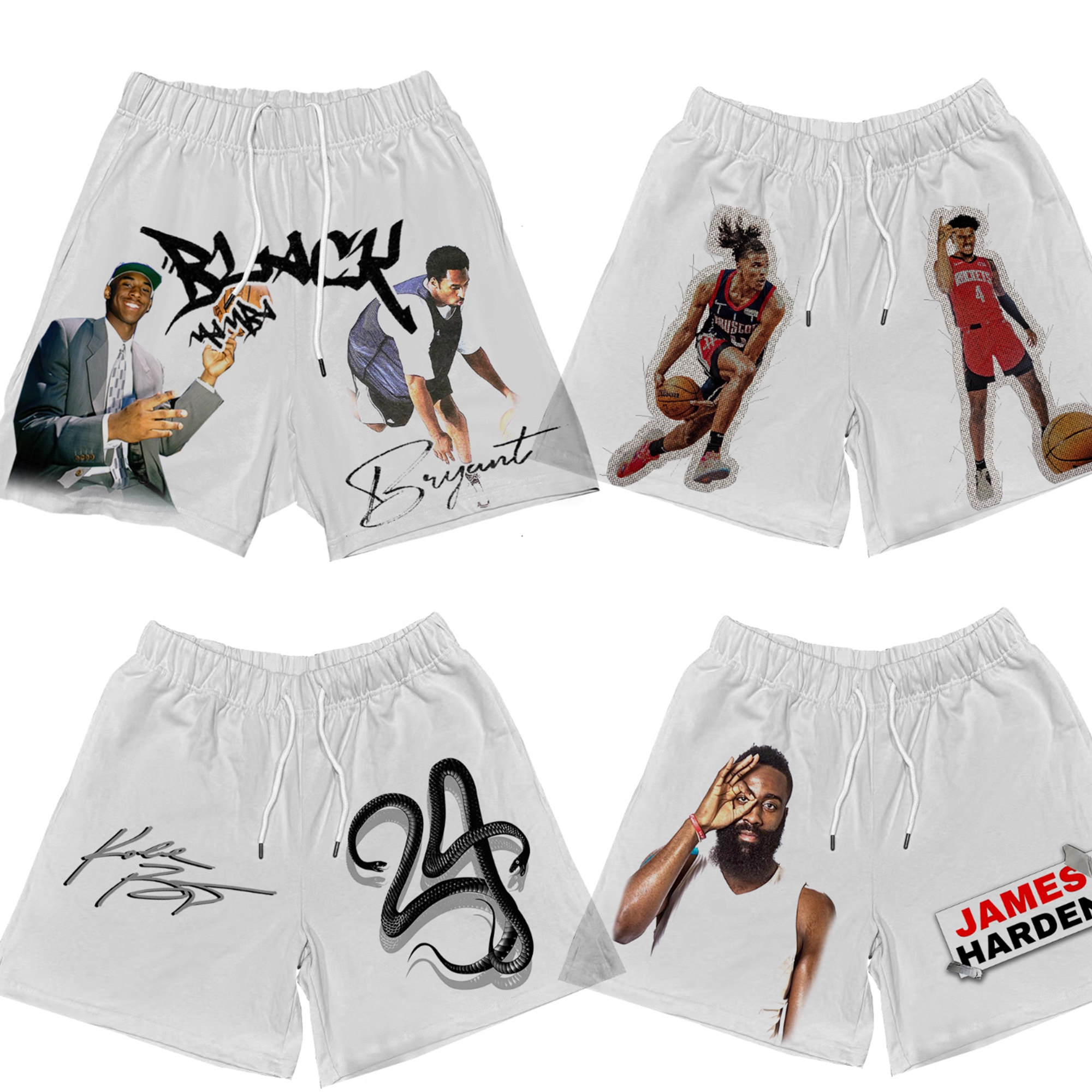 科比杰伦格林美式运动裤哈登嘻哈街头篮球裤男女学生夏季