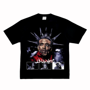 Lil Uzi Vert 小乌鸡 说唱摇滚嘻哈饶舌rapper街头纯棉长短袖tT恤