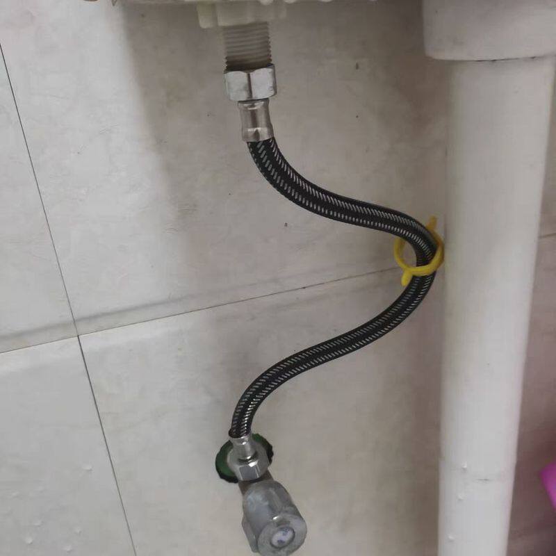 编织防爆不锈钢进水金属家用水管冷热软管马桶连接热水器高压4分