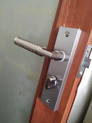 塑钢门锁浴室锁锁体卫生间单舍锁把手厕所执手锁室内单舌125MM