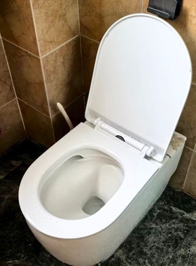 加厚一键快拆座圈UOV型马桶盖盖板通用超薄座便器缓降上装老式