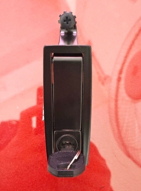 黑色MS606-2平面锁电柜箱按钮铁皮箱锁高压锅炉锁空压机锁工业锁