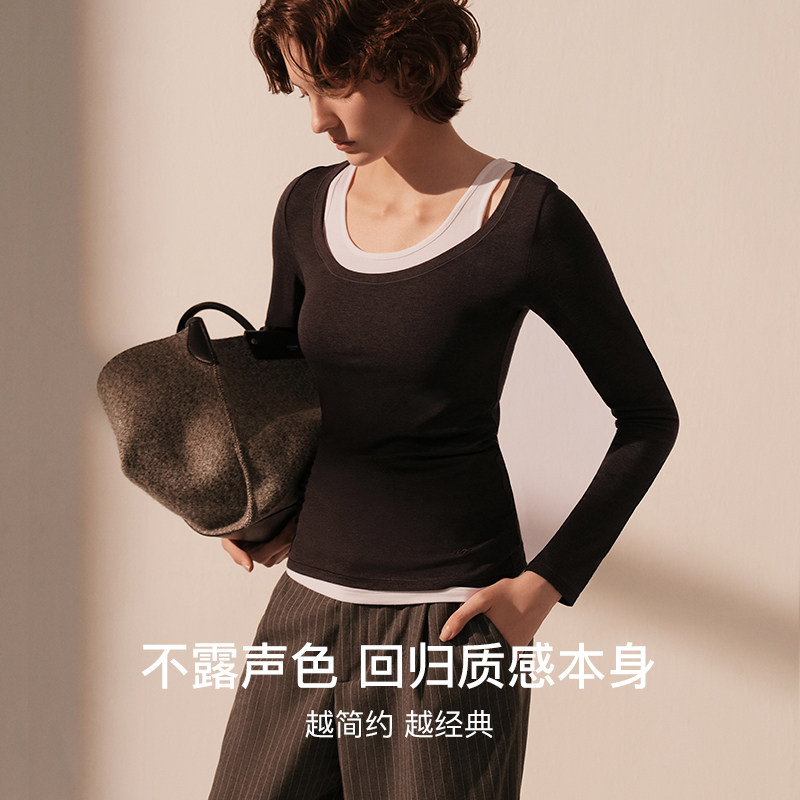 ubras店铺5折 56 ubras可机洗羊绒小高领长袖 - 线报酷