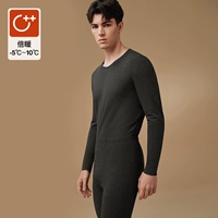 Топ [Двойное тепло] Цветочный темно-серый