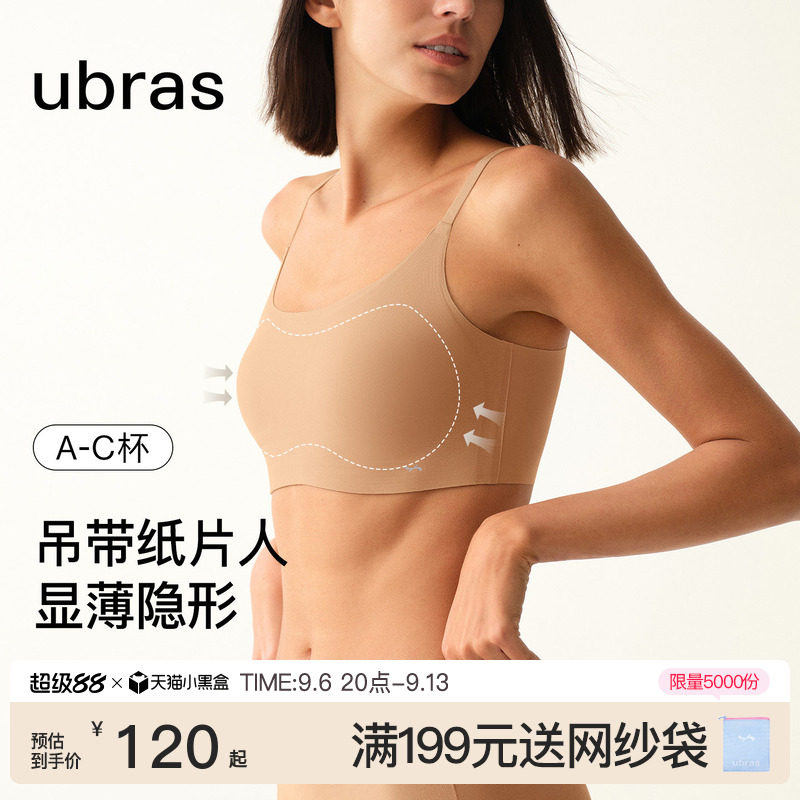 ubras无尺码小奶皮纸片人文胸图片