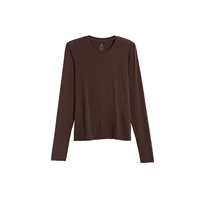 【Круглая шея в стиле середины шерсти】 шоколад