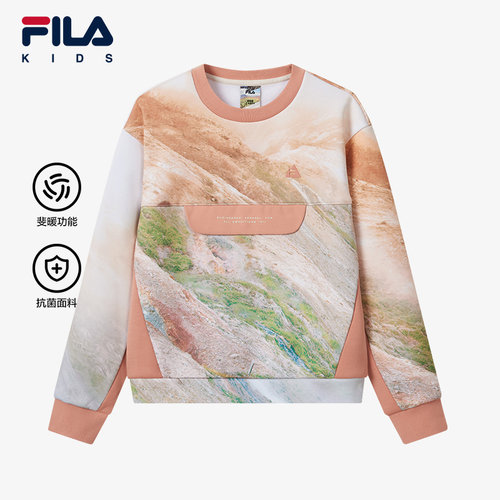 FILA斐乐女中大童套头卫衣