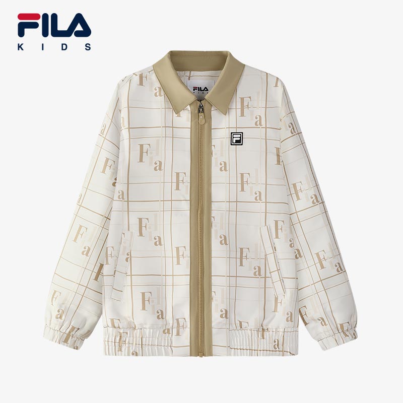 FILA斐乐男中大童满印休闲上衣