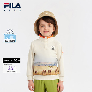 BBC 新款 EARTH联名系列斐乐童装 春秋季 男小童上卫衣 儿童长袖 FILA