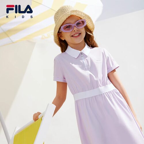 FILA斐乐女童梭织连衣裙