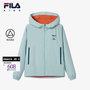 儿童上衣秋冬新款 FILA 斐乐童装 EARTH联名系列 女大童外套 BBC