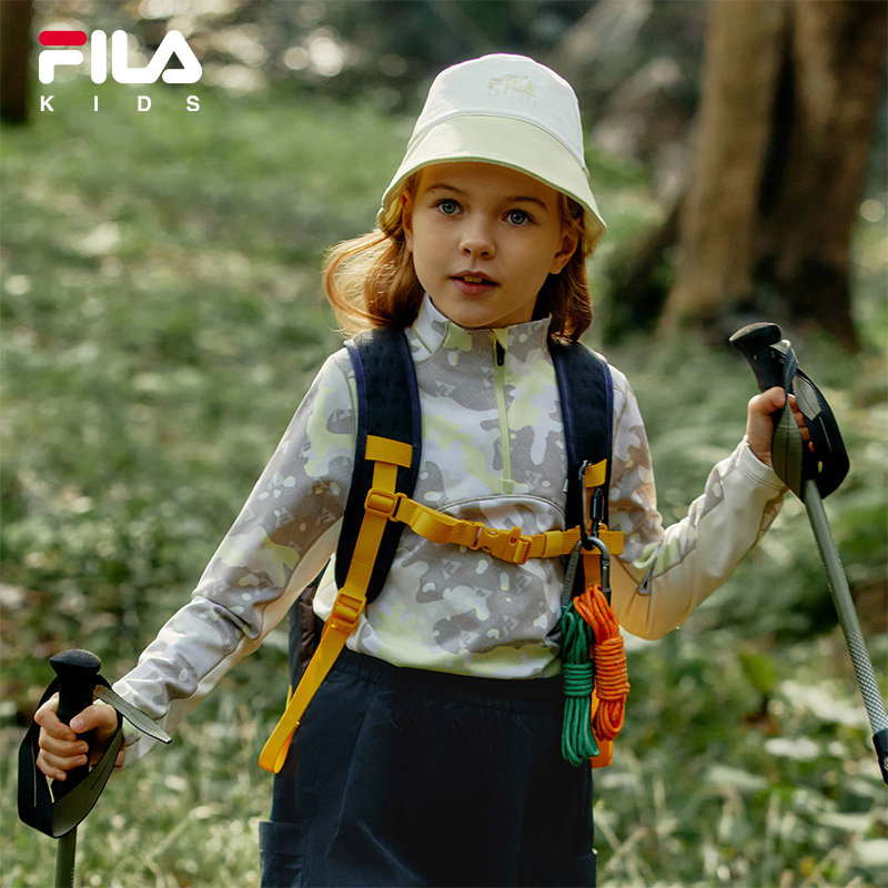 FILA斐乐儿童童装上衣春秋季新款女中大童休闲运动户外长袖T恤,童装/婴儿装/亲子装,T恤,淘宝优惠券,粉丝福利购,淘宝优惠卷