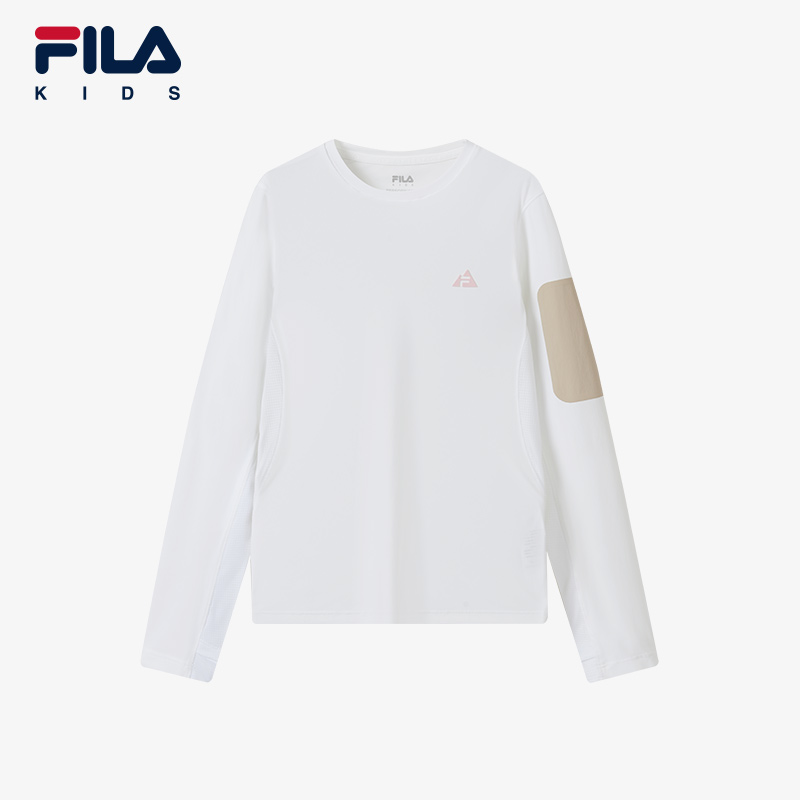 FILA斐乐女童针织长袖衫