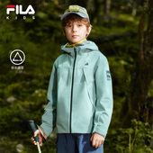 FILA斐乐儿童冲锋衣2025年冬季 新款 男童中大童外套防风防水户外服