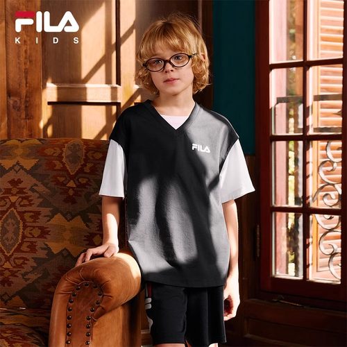 FILA斐乐男女中大童学院风上衣