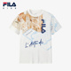 套头T恤2025年夏季 新款 男中大童休闲全棉短袖 FILA斐乐儿童童装 衫
