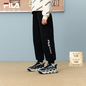 新款 男女童加绒运动休闲裤 裤 子2025冬季 抗菌功能 FILA斐乐童装